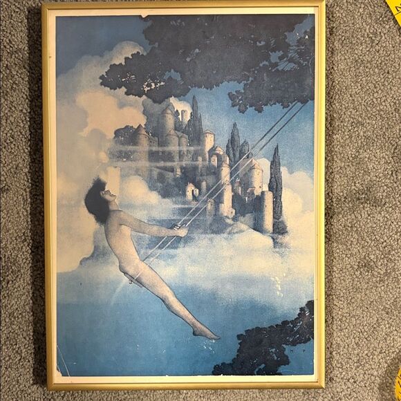 Other - Vintage Maxfield Parrish “Dinky Bird” Art Print